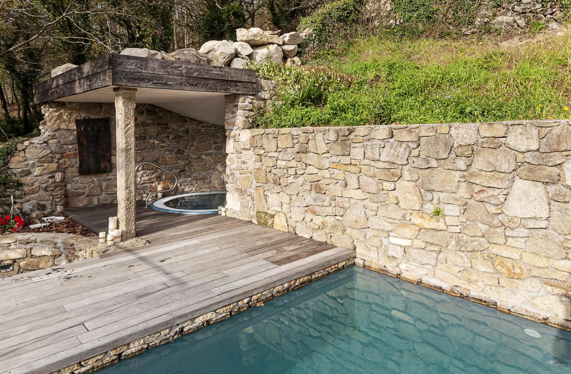 Casa Do Cebro Casa Con Piscina Y Jacuzzi Privados Villa Santiago de Compostela Dış mekan fotoğraf