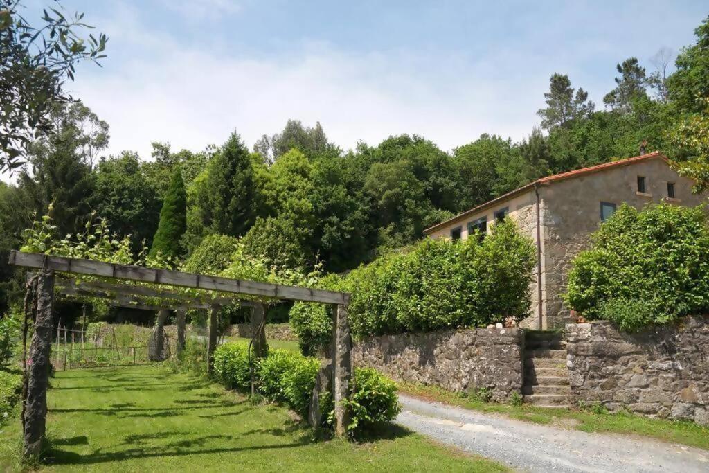 Casa Do Cebro Casa Con Piscina Y Jacuzzi Privados Villa Santiago de Compostela Dış mekan fotoğraf